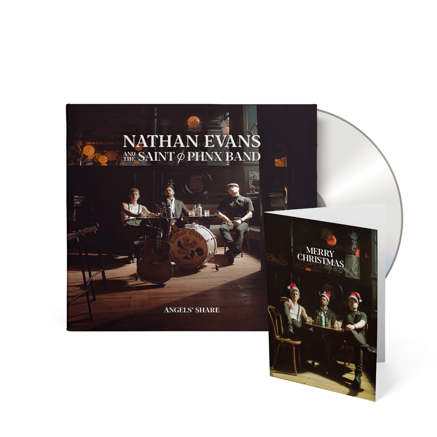 Angels' Share Digisleeve CD + Signed Christmas Card Bundle